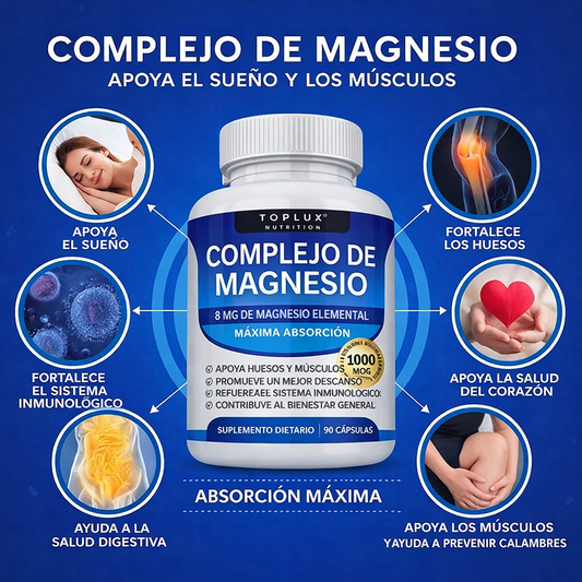 Magnesium Complex 90caps X2+ Envío Gratis